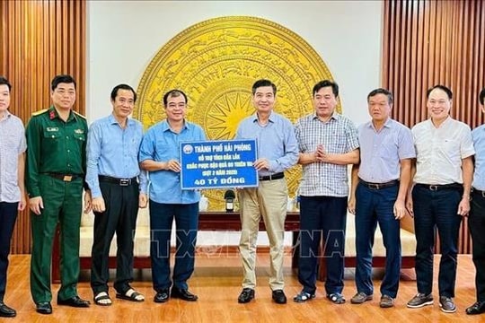 Thành phố Hải Phòng hỗ trợ Đắk Lắk 40 tỷ đồng khắc phục thiên tai