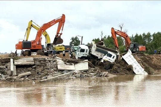 Đắk Lắk: Tập trung khắc phục cơ sở hạ tầng sau mưa lũ