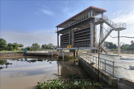 Người dân Vĩnh Long mong sớm vận hành 2 cống thủy lợi ngăn triều cường, xâm nhập mặn