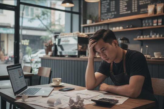 Bài toán 'mở quán cà phê bán 3.800 ly, trả lương 12 triệu đồng'