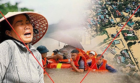 Bộ Công an cảnh báo tin giả AI xuyên tạc về mưa lũ miền Trung