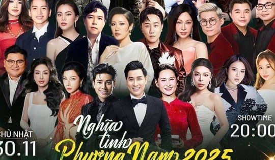 Đêm nhạc 'Nghĩa tình phương Nam 2025' gây quỹ chia sẻ khó khăn với đồng bào vùng lũ miền Trung