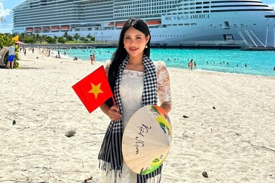 Cô gái làm việc ở du thuyền quốc tế lương nghìn USD, du lịch khắp thế giới
