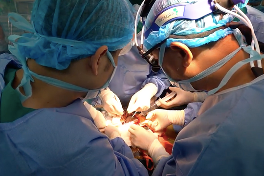 Bé 3 tuổi hồi sinh nhờ lá gan của người hiến chết não