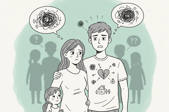 Mẹ đơn thân lớn tuổi hơn có thai với tôi