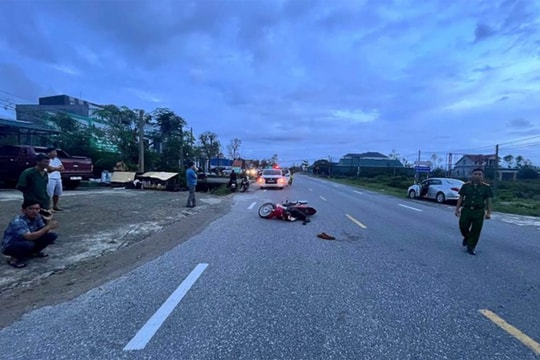 Tài xế vượt ẩu gây tai nạn khiến cụ ông tử vong