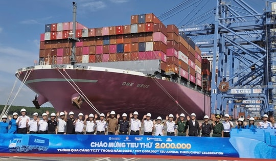 Tin vui đến từ cảng Quốc tế Tân Cảng - Cái Mép