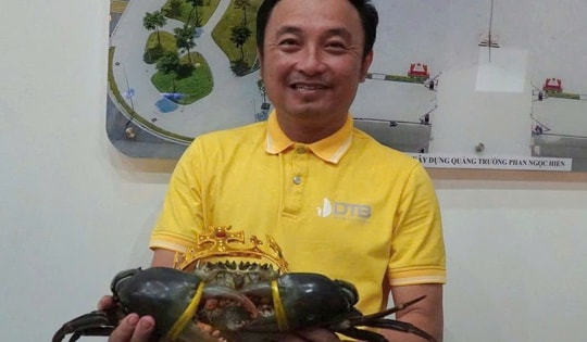 Tiết lộ bất ngờ về giống cua vừa... đăng quang "vua cua" Cà Mau