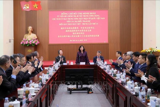 Đưa mối quan hệ đoàn kết nhân dân Việt Nam - Trung Quốc lên tầm cao mới