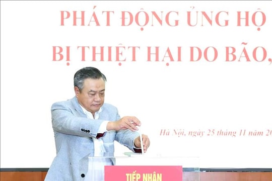 Cơ quan Ủy ban Kiểm tra Trung ương phát động ủng hộ đồng bào vùng bão lũ