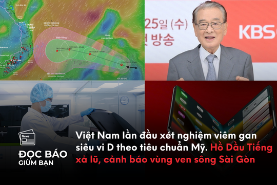 Việt Nam lần đầu xét nghiệm viêm gan siêu vi D theo tiêu chuẩn Mỹ. Hồ Dầu Tiếng xả lũ