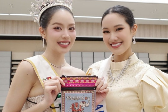 Thanh Thủy cổ vũ thí sinh Miss International 2025