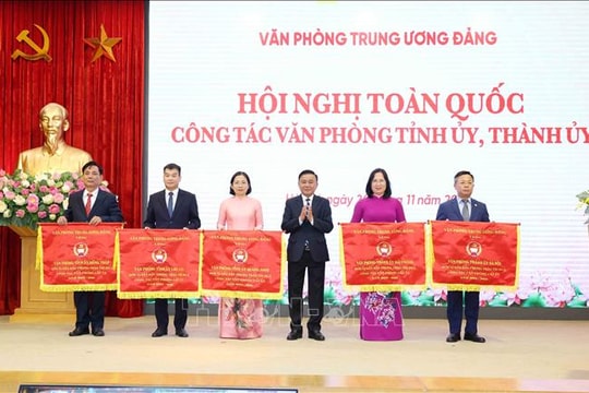Hội nghị toàn quốc công tác Văn phòng tỉnh ủy, thành ủy năm 2025