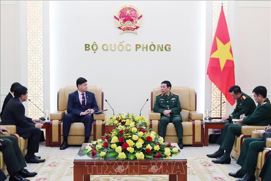 Đại tướng Phan Văn Giang tiếp Thứ trưởng Bộ Quốc phòng Philippines