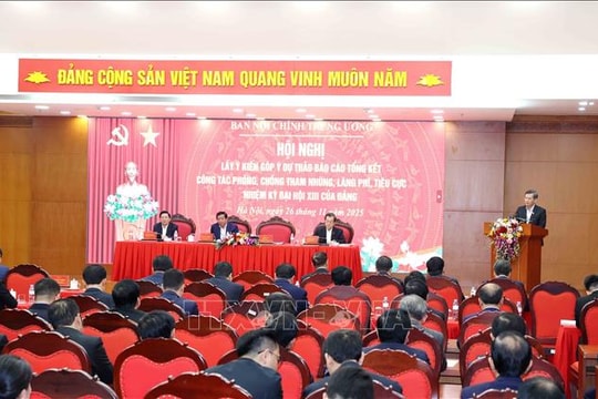 Phòng, chống tham nhũng phải gắn chặt với phục vụ phát triển kinh tế - xã hội