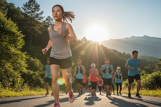 Lợi ích giảm cân khi đi bộ lên dốc