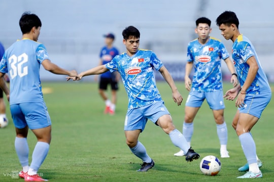 U22 Việt Nam tập cường độ cao trước SEA Games 33