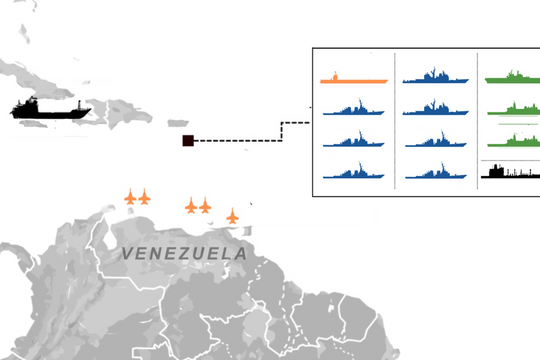 Bài binh bố trận của Mỹ xung quanh Venezuela