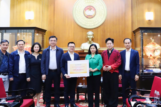 Góp thêm nguồn lực cùng Đảng, Nhà nước, MTTQ gửi đến đồng bào bị thiên tai, bão lũ