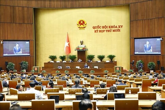 Thông cáo báo chí số 30 Kỳ họp thứ 10, Quốc hội khóa XV