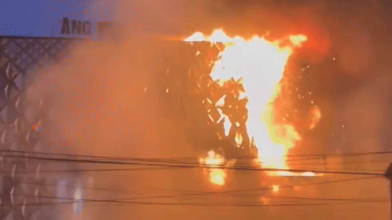 Cháy quán bar ở Đồng Nai