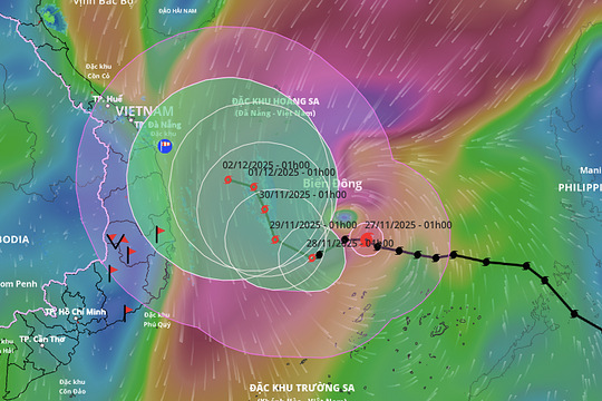 Bão Koto mạnh lên cấp 12