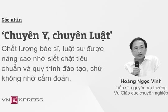 'Chuyên Y, chuyên Luật'