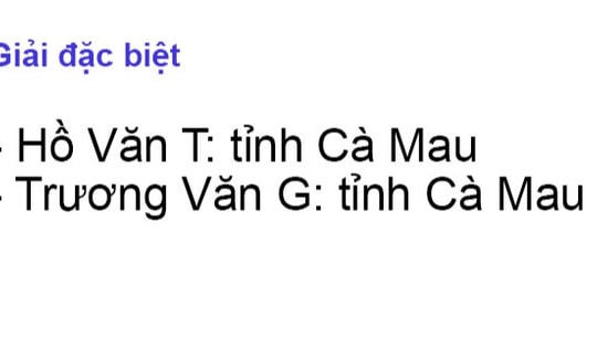 Xổ số miền Nam: Lộ diện 2 người trúng đặc biệt 28 tỉ đồng