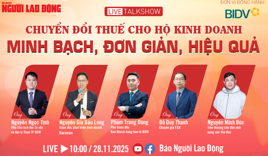 Sáng 28-11 diễn ra talkshow "Chuyển đổi thuế cho hộ kinh doanh: Minh bạch, đơn giản, hiệu quả"