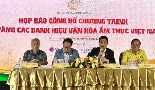 Tôn vinh nghệ nhân ẩm thực, khẳng định thương hiệu Việt