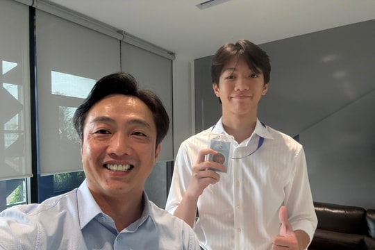 Doanh nhân Nguyễn Quốc Cường tự hào về con trai