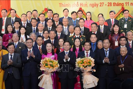 Ông Nguyễn Chí Tài giữ chức Chủ tịch Ủy ban MTTQ Việt Nam thành phố Huế