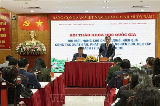 Đổi mới, nâng cao chất lượng, hiệu quả công tác xuất bản, phát hành và nghiên cứu, học tập sách lý luận, chính trị