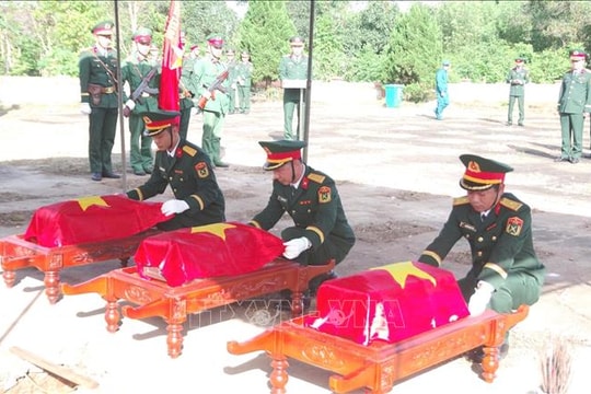 Lễ viếng, truy điệu và an táng các hài cốt liệt sĩ tại Quảng Trị