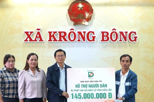 Hỗ trợ 145 triệu đồng giúp người dân Đắk Lắk khắc phục hậu quả sau lũ