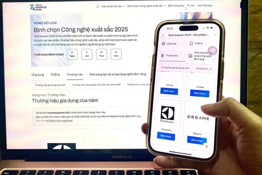 Hơn 40.000 lượt bình chọn sơ loại Tech Awards tuần đầu