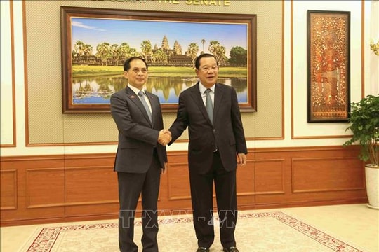 Tăng cường quan hệ láng giềng tốt đẹp Việt Nam - Campuchia