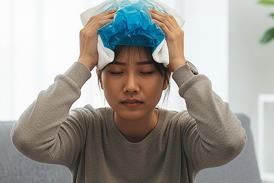 6 cách đơn giản giảm đau đầu