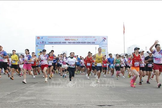 Giải chạy Thanh niên Bắc Ninh theo dấu chân người cộng sản