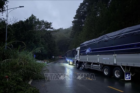 Thông tuyến đèo Mimosa sau 10 ngày đứt gãy giao thông