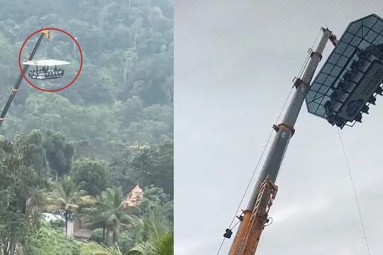 Ấn Độ: Bữa tối trên cao gặp sự cố, 5 người bị treo lơ lửng suốt 2 tiếng
