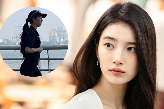 'Tình đầu quốc dân' Suzy chạy bộ ở Hồ Tây