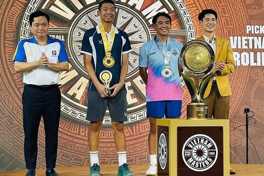 Quang Dương lập cú đúp vô địch ở pickleball Việt Nam Masters
