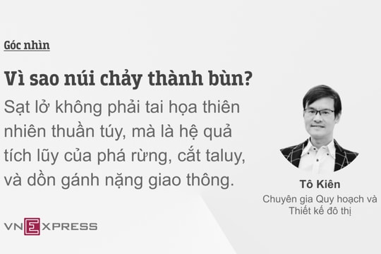 Vì sao núi chảy thành bùn?