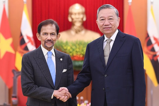 Quốc vương Brunei thăm Việt Nam, gặp Tổng Bí thư