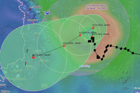 Bão Koto khả năng suy yếu trước khi đổ bộ Nam Trung Bộ