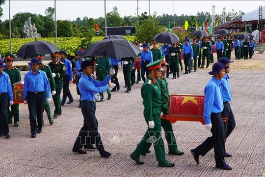 Đội K91 tìm thấy 5 bộ hài cốt liệt sĩ trong đợt tìm kiếm tại Campuchia