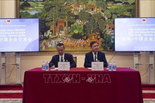 75 năm quan hệ Việt Nam - Trung Quốc: Tăng cường kết nối doanh nghiệp
