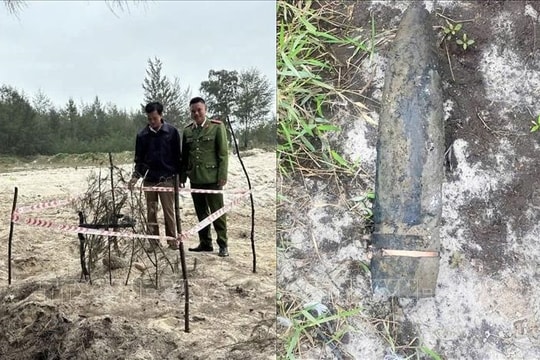 Hủy nổ thành công 2 quả đạn pháo còn sót lại sau chiến tranh