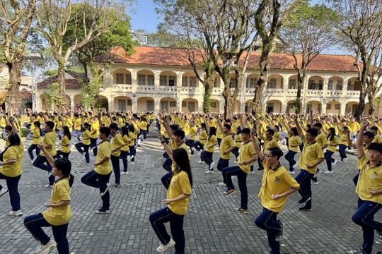 TP Hồ Chí Minh: 1.500 điểm trường đồng diễn võ nhạc Vovinam hướng tới kỷ lục thế giới